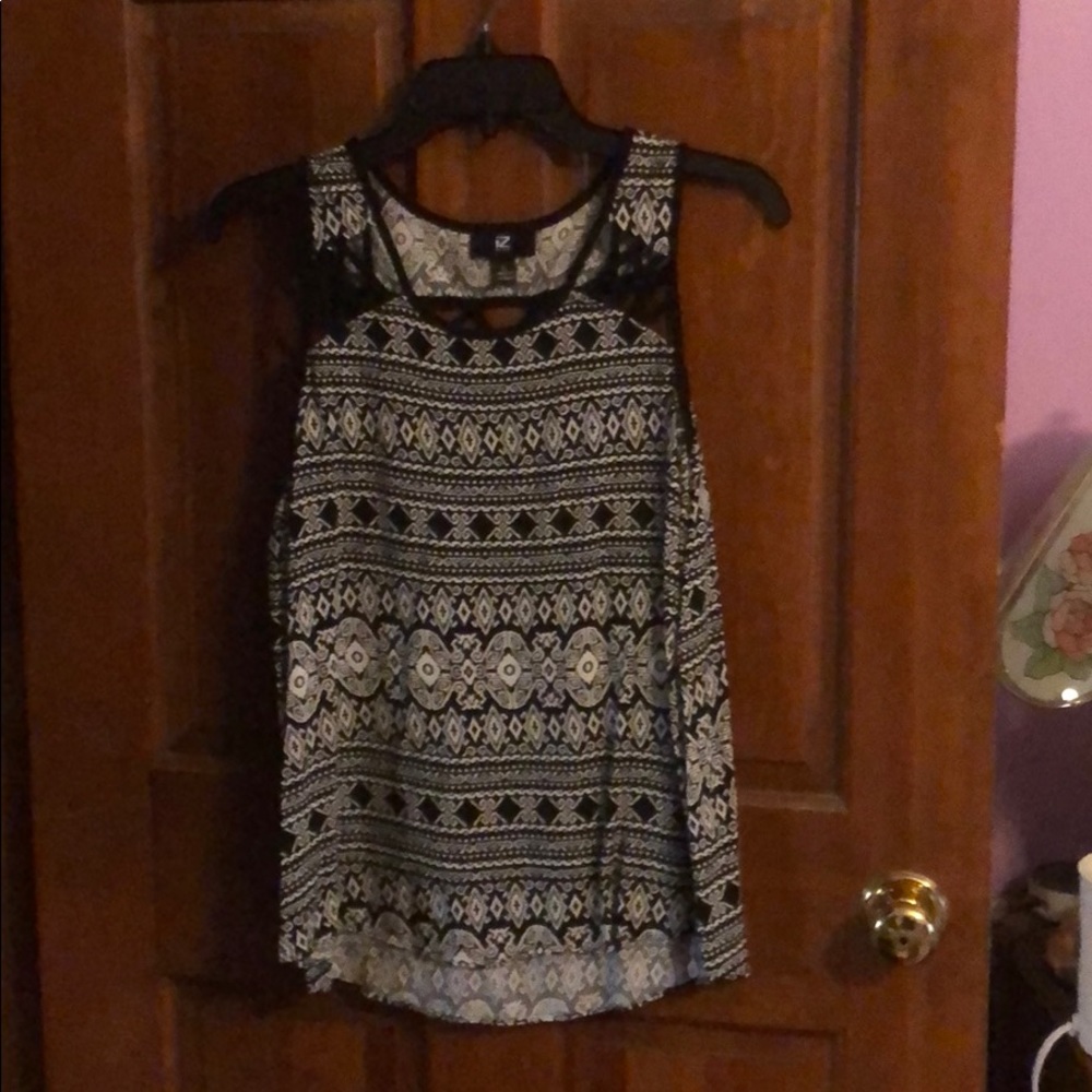 Patterned tank top